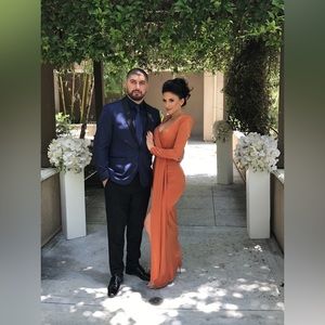 Burnt Orange Maxi Dress